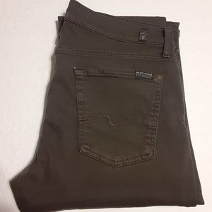 7 For All Mankind Women's Brown Slimmy Jeans Size 36